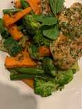 Green veg and Chicken salad