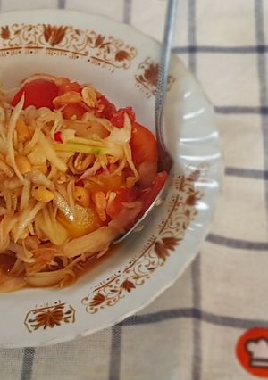 รูปของ ตำไทยกุ้งแห้ง สูตรแม่บ้านปุ๊