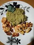 Puré de habas con pollo