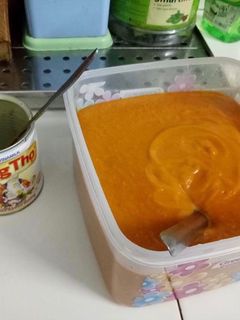 Hình của món Sinh tố bí ngô.