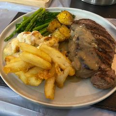 A picture of Ribeye steak.