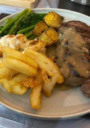A picture of Ribeye steak.