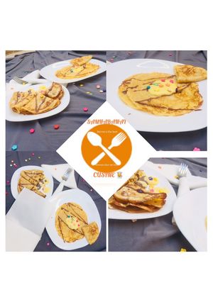 A picture of Easy crepe recipe.