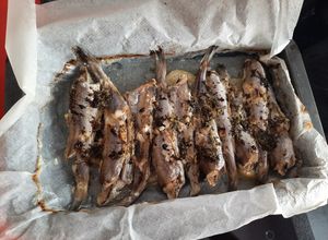 Una foto de Bacaladilla al horno