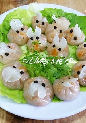 Hình của món Há cảo nhân tôm thịt.