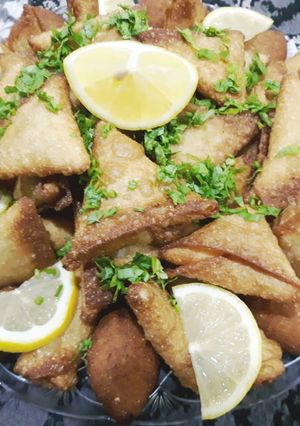 صورة لوصفة سمبوسة بعجينة جاهزة