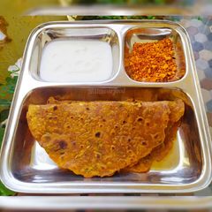 A picture of Kaddu Paratha Pumpkin Paratha.