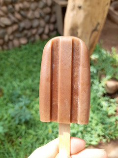 Una foto de Helado chocolate y plátano para niñ@s +12m sin azúcar