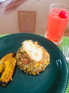Una foto de Arroz a la pinochet