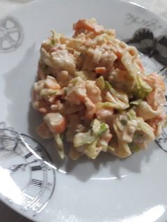 Una foto de Cóctel fácil de langostinos