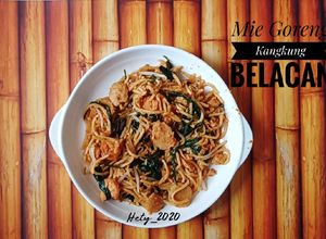 Foto resep Mie Goreng Kangkung Belacan