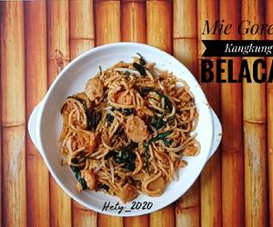 Masakan Unik Mie Goreng Kangkung Belacan Sedap Nikmat