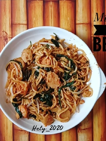 Cara Gampang Menyiapkan Resep Mie Goreng Kangkung Belacan yang Enak Banget Anti Ribet, Mantap