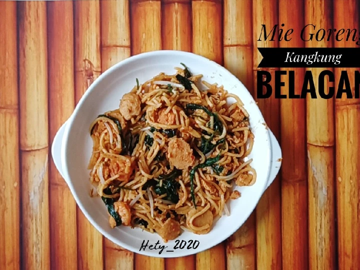 Cara Mudah Menyiapkan Resep Mie Goreng Kangkung Belacan yang Uenak Anti Ribet, Bikin Ngiler