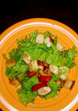 Foto resep Vegetables Salad with Lemon Italian Dressing