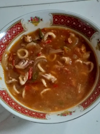 Cara Mudah Membikin Resep 64. Cumi Basah Asam Manis Saos Tiram yang Enak Banget Anti Ribet, Lezat Sekali