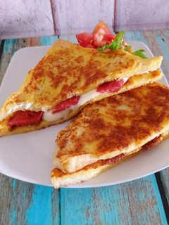 Foto resep Roti panggang sosis🥪