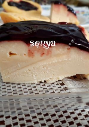 Foto resep Cheese cake Blueberry