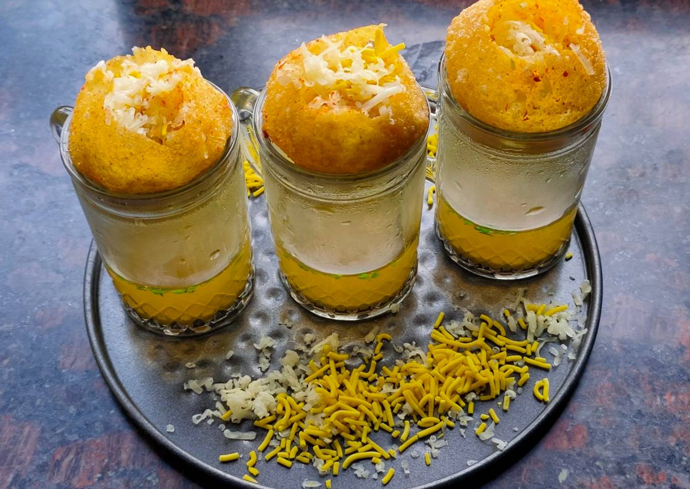 Pizza Pani Puri shots