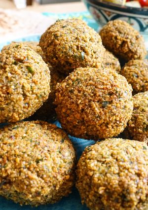 炸鷹嘴豆餅 Falafel 的食譜成品照片