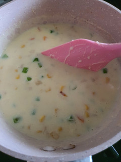 Foto resep (Creamy) Chicken Corn Soup
