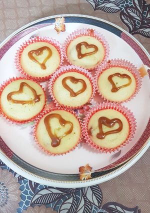 A picture of Vanila Toffee Muffins🧁.