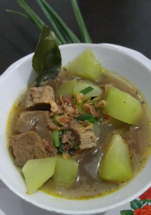 Foto resep Rawon labu siam