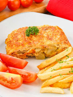Foto resep Resep Omelet Jamur Kentang