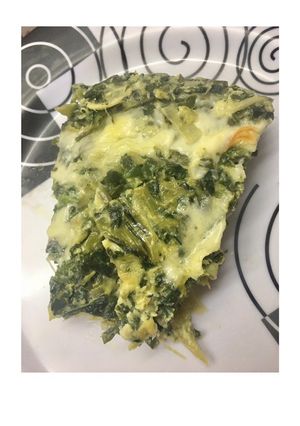 Una foto de Budín de acelga