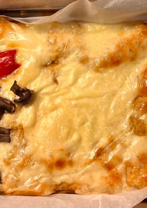 Φωτογραφία της συνταγής Homemade Pizza 🍕😋 πίτσα