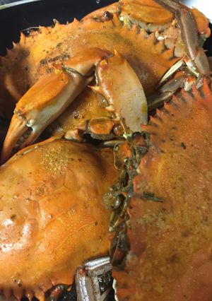 A picture of Old Bay 🦀.