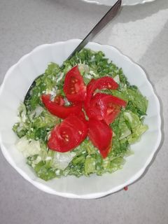 عکسی از دستور سالاد کاهو