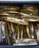 Navajas al horno