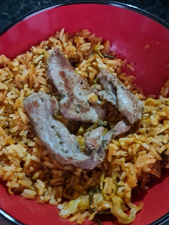 Una foto de Arroz frito con kimchi