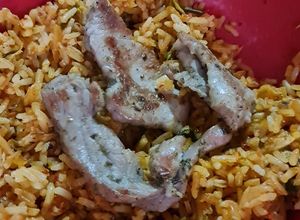 Una foto de Arroz frito con kimchi