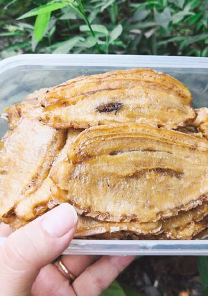 Hình của món Chuối dẻo không lò sấy, không ướp, siêu đơn giản, ngon miễn bàn.