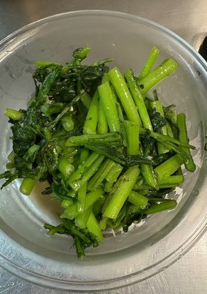 炒山茼蒿 的食譜成品照片