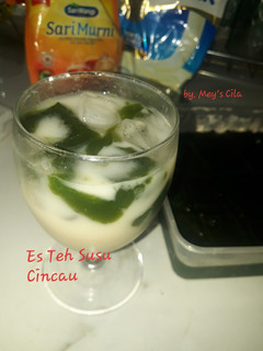 Foto resep Es Teh Susu Cincau