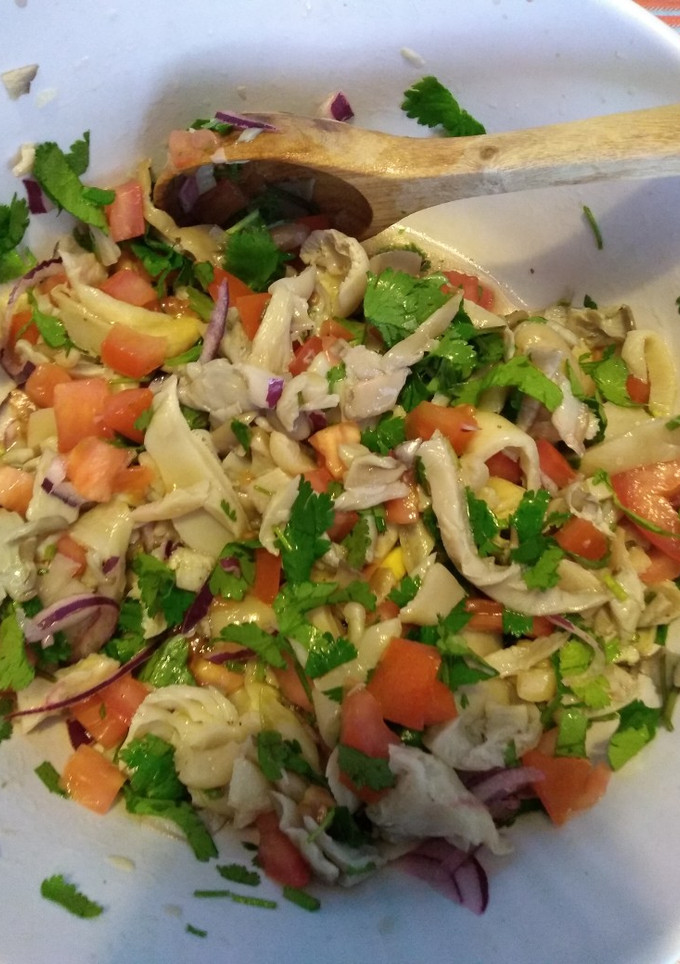 Una foto de Variaciones para ceviche de setas