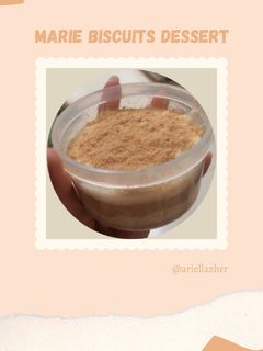 Foto resep Snack mpasi 8m+ marie biscuits dessert