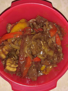 A picture of Dry fried Pork.