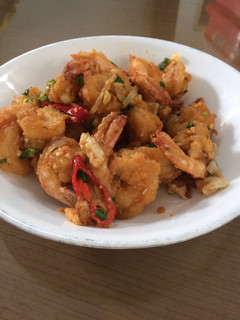 Foto resep Udang goreng saus telur asin