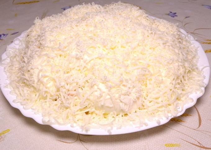 Салат с куриной грудкой и сыром - пошаговый рецепт с фото