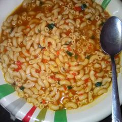 A picture of Jallof din macaroni.