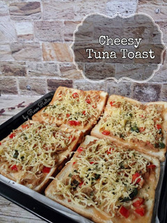 Foto resep Cheesy Tuna Toast