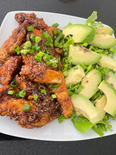 Una foto de Pollo en salsa de sésamo