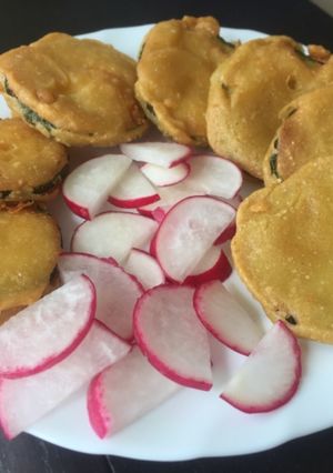 Csicseris bundában sült zöldségek recept fotója