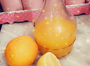 صورة لوصفة عصير الجزر والبرتقال والليمون صحي ولذيذ 🥕🍊🍋