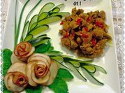 Hình ảnh của tim gà xào sả ớt