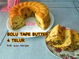 Bolu tape butter 4 telur super lembut Tidak Seret
